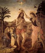 Christ-s baptism Andrea del Verrocchio